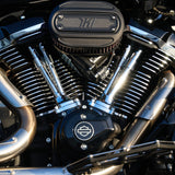 Black Air cleaner for 2024 CVO Road Glide ST FLTRXSTSE models, 2023-2024 CVO Street Glide and Road Glide FHLXSE / FLTRXSE models, 2024 Street Glide FLHX on bike