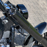 K46660 Kodlin Front End Cover for M8 Softail Breakout FXBR / FXBRS models 2018-2022 on bike, black