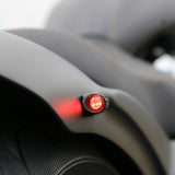 Kodlin Neowise Chrome 3-1 Bullet Smooth Rear Indicators, on bike