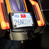 BMC featuring Kodlin Curved License Plate Kit – Black – for 2023.5-Up Harley-Davidson VVT Touring Models