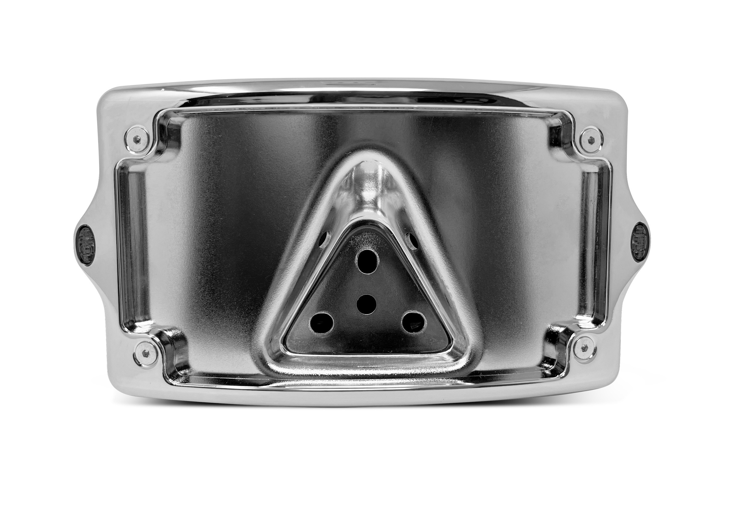 Kodlin Curved 3-bolt mounted Elypse 3-1 LED License Plate Kit in Chrome