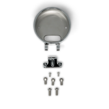 Kodlin Round Gauge Bezel Kit for Ascent Pro Riser, Chrome