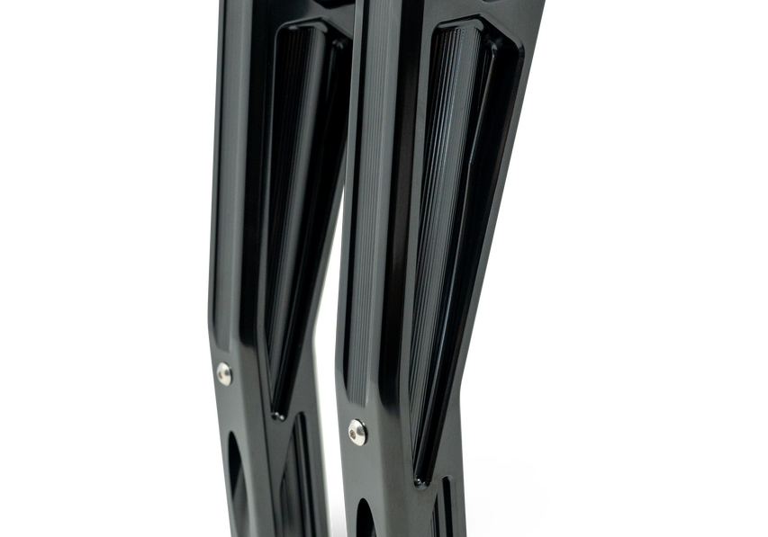 Kodlin Ascent Pro Risers, 10" high in gloss black for MY24-25 CVO Road Glide ST FLTRXSTSE models and Road Glide FLHX, FLTRX models