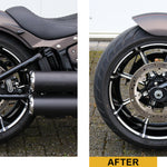 Kodlin Lowering Kit for Milwaukee 8 Harley Davidson Softail Models with custom fenders