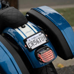 Curved LED 3-1 license plate kit on Lowrider S