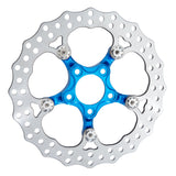 BMC featuring Arlen Ness Spider Brake Rotor, Blue