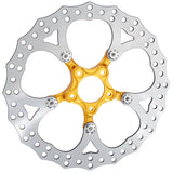 BMC featuring Arlen Ness 14" Spider Brake Rotor, Gold