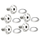 BMC featuring Arlen Ness Titanium Floating Rotor Bolts, FLT Touring / Polished