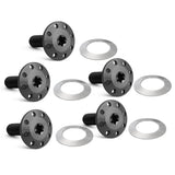 BMC featuring Arlen Ness Titanium Floating Rotor Bolts, FLT Touring / Black