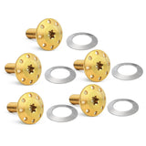 BMC featuring Arlen Ness Titanium Floating Rotor Bolts, FLT Touring / Gold