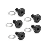 BMC featuring Arlen Ness Titanium Floating Rotor Hardware, Dyna & V-Rod / Black