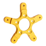 BMC featuring Arlen Ness FLT Brake Rotor Adapter for Ness Wheels, Gold