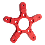 BMC featuring Arlen Ness FLT Brake Rotor Adapter for Ness Wheels, Red