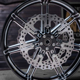 BMC featuring Arlen Ness 14" 7-Valve Brake Rotors, Black