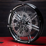 BMC featuring Arlen Ness 14" 7-Valve Brake Rotors, Black