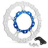 BMC featuring Arlen Ness 14" Billet Big Brake Rotors, Blue