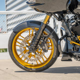 BMC featuring Arlen Ness Jagged® Brake Rotors, '24-up FLT & Pan America Front