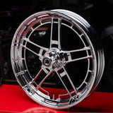 BMC featuring Arlen Ness Flatline Forged Wheels, Chrome