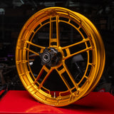 BMC featuring Arlen Ness Flatline Forged Wheels, Gold
