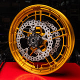 BMC featuring Arlen Ness Flatline Forged Wheels, Gold