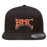 BMC Snapback Hat - Orange Logo