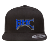 BMC Snapback Hat - Blue Logo