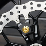 BMC featuring Arlen Ness Titanium Floating Rotor Bolts, FLT Touring / Gold