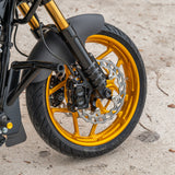 BMC featuring Arlen Ness Speed 5 Forged Wheels, Gold