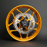 BMC featuring Arlen Ness Speed 5 Forged Wheels, Gold