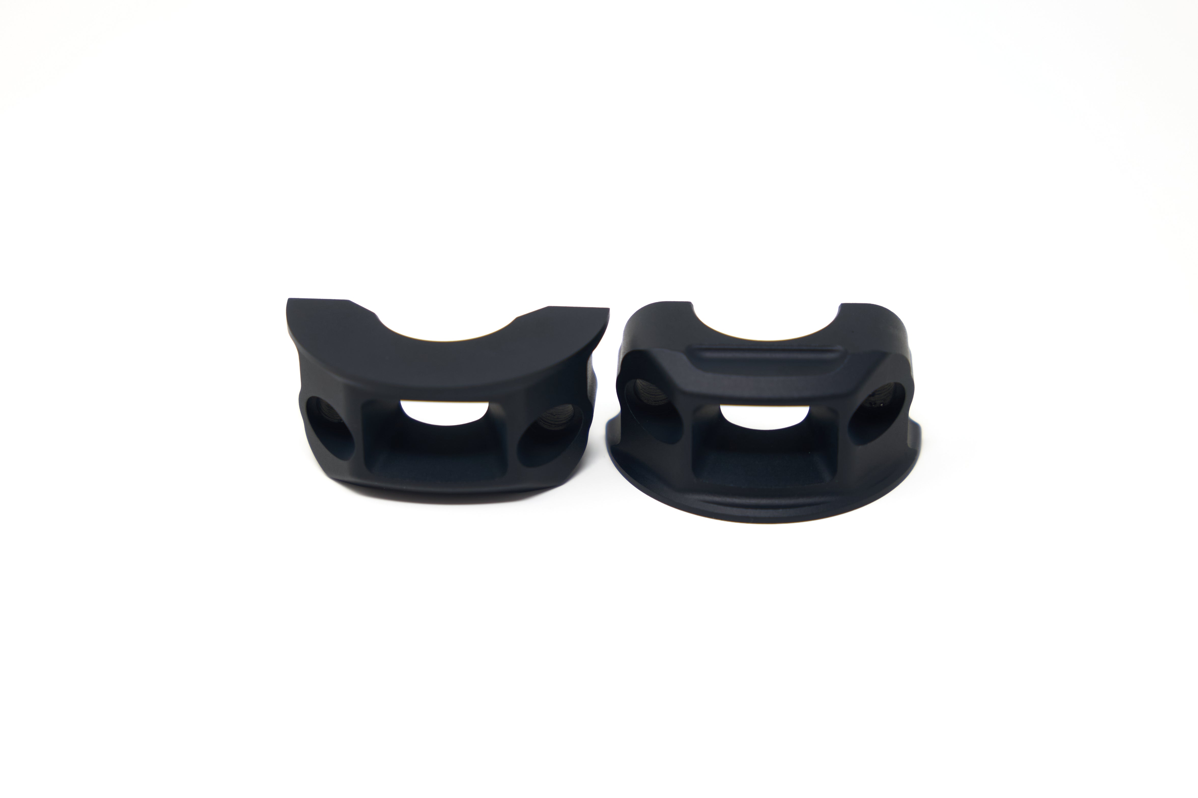 Perch Clamps for Brake and Clutch for all M8 Softails, black