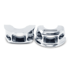 Perch Clamps for Brake and Clutch for all M8 Softails, chrome