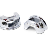 Perch Clamps for Brake and Clutch for all M8 Lowrider, Lowrider S, Lowrider ST, Street Bob, Fat Boy, Heritage, Softail Standard, Fat Bob, Slim, Sport Glide, Breakout, Deluxe