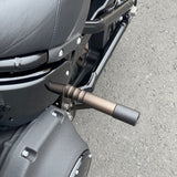 Kodlin M8 Softail Rear Guards - Bronze. Fits 2018, 2019, 2020, 2021, 2022, 2023 Lowrider, Lowrider S, Lowrider ST, Street Bob, Fat Bob, Sport Glide, Softail Standard on bike