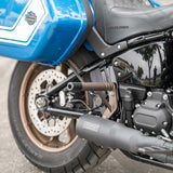 Kodlin M8 Softail Rear Guards - Bronze. Fits Lowrider, Lowrider S, Lowrider ST, Street Bob, Fat Bob, Sport Glide, Softail Standard
