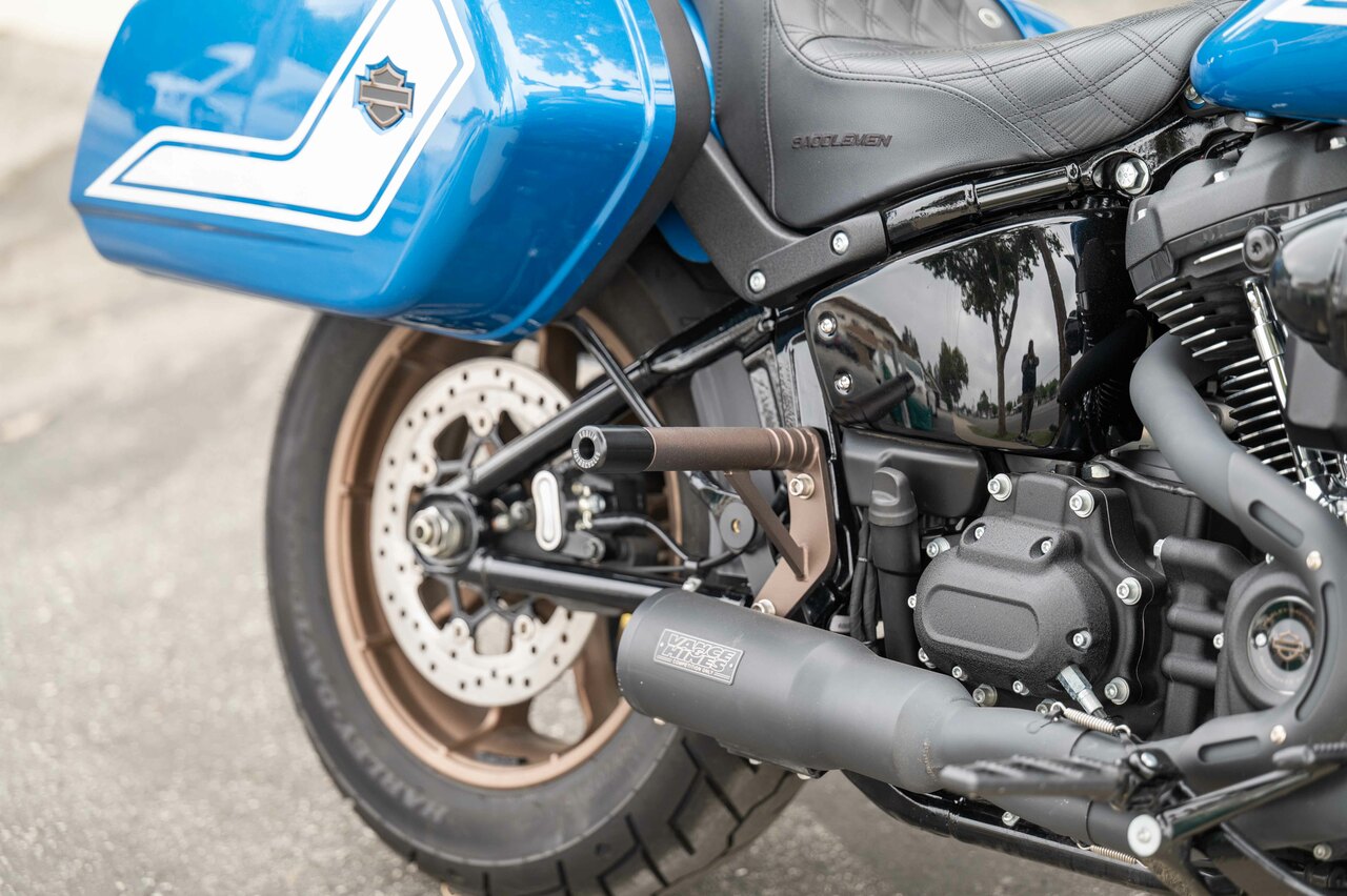 Kodlin M8 Softail Rear Guards - Bronze. Fits Lowrider, Lowrider S, Lowrider ST, Street Bob, Fat Bob, Sport Glide, Softail Standard