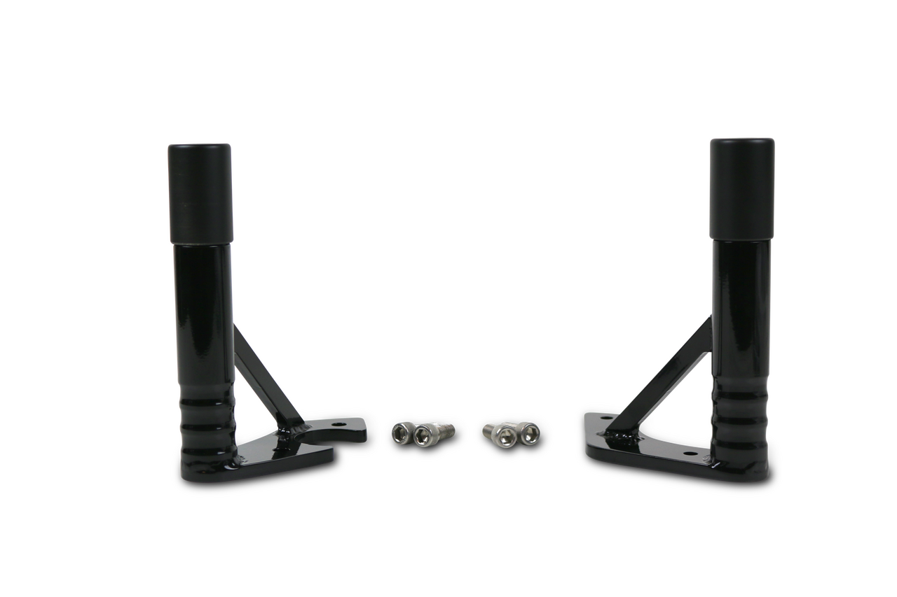 Kodlin M8 Softail Rear Guards - Black. Fits Lowrider, Lowrider S, Lowrider ST, Street Bob, Fat Bob, Sport Glide, Softail Standard