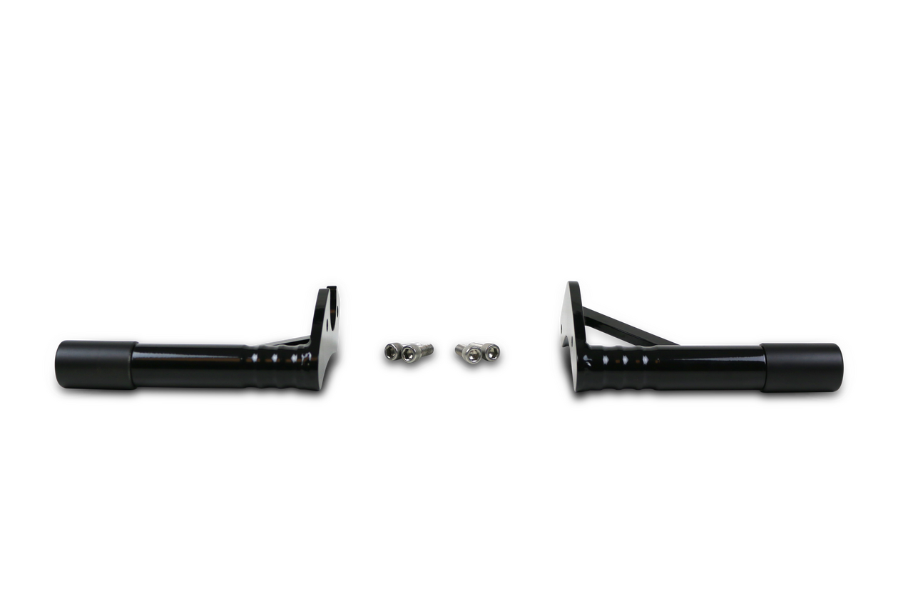 Kodlin M8 Softail Rear Guards - Black. Fits 2018, 2019, 2020, 2021, 2022, 2023 Lowrider, Lowrider S, Lowrider ST, Street Bob, Fat Bob, Sport Glide, Softail Standard