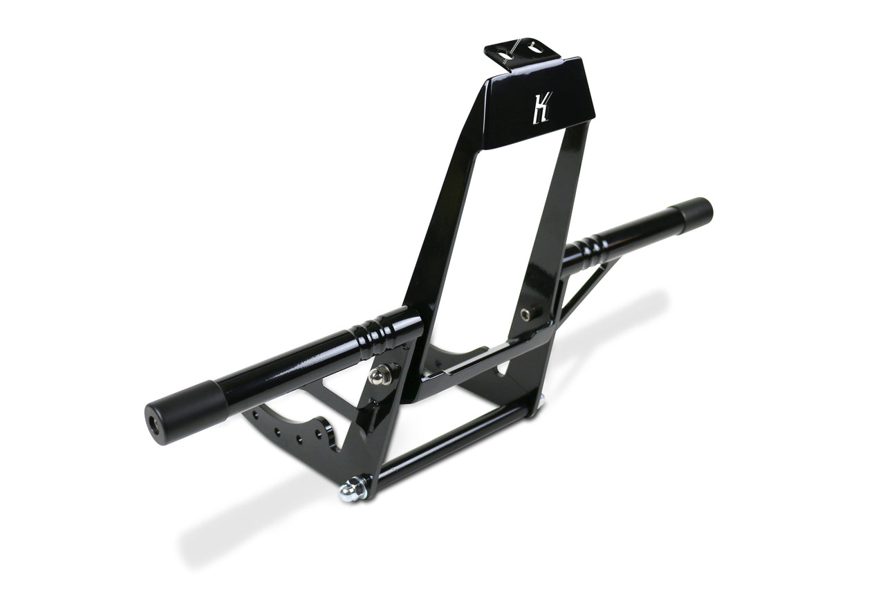 Kodlin M8 Softail Engine Guards - Black. Fits Lowrider, Lowrider S, Lowrider ST, Street Bob, and Softail Standard