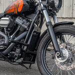 Kodlin M8 Softail Engine Guards - Black. Fits Lowrider, Lowrider S, Lowrider ST, Street Bob, and Softail Standard