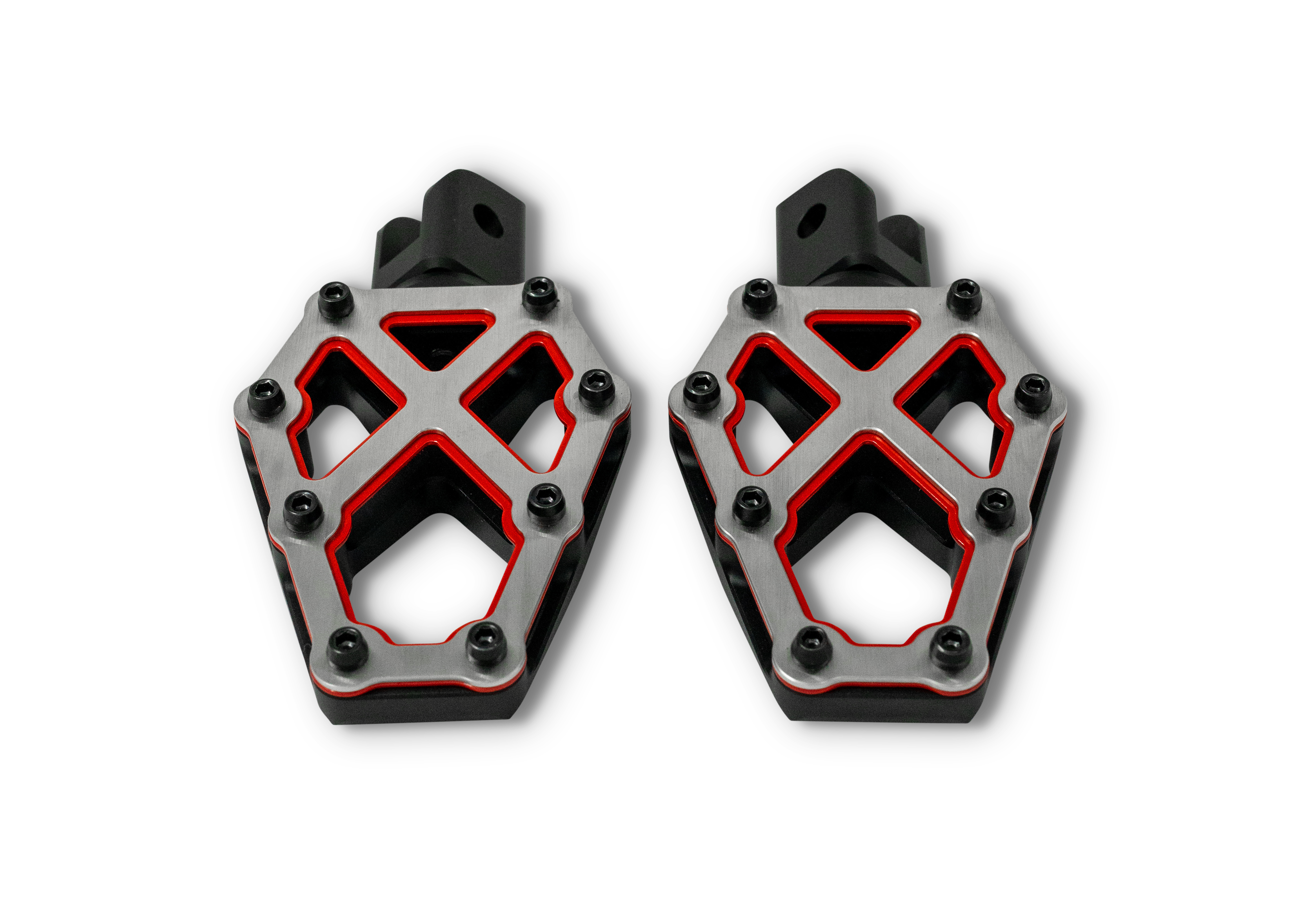 Kodlin NXL Redline Footpegs - perfect look on 2025 Lowrider S and Lowrider ST models
