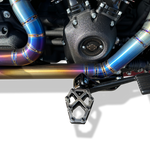 NXL footpegs on Lowrider ST 2022, 2023, 2024, 2025