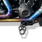 NXL footpegs on Lowrider ST 2022, 2023, 2024, 2025