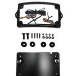 Kodlin Curved Elypse 3-1 LED License Plate Kit for HD Touring Models in Black kit