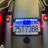 Kodlin Curved Elypse 3-1 LED License Plate Kit for HD Touring Models in Black