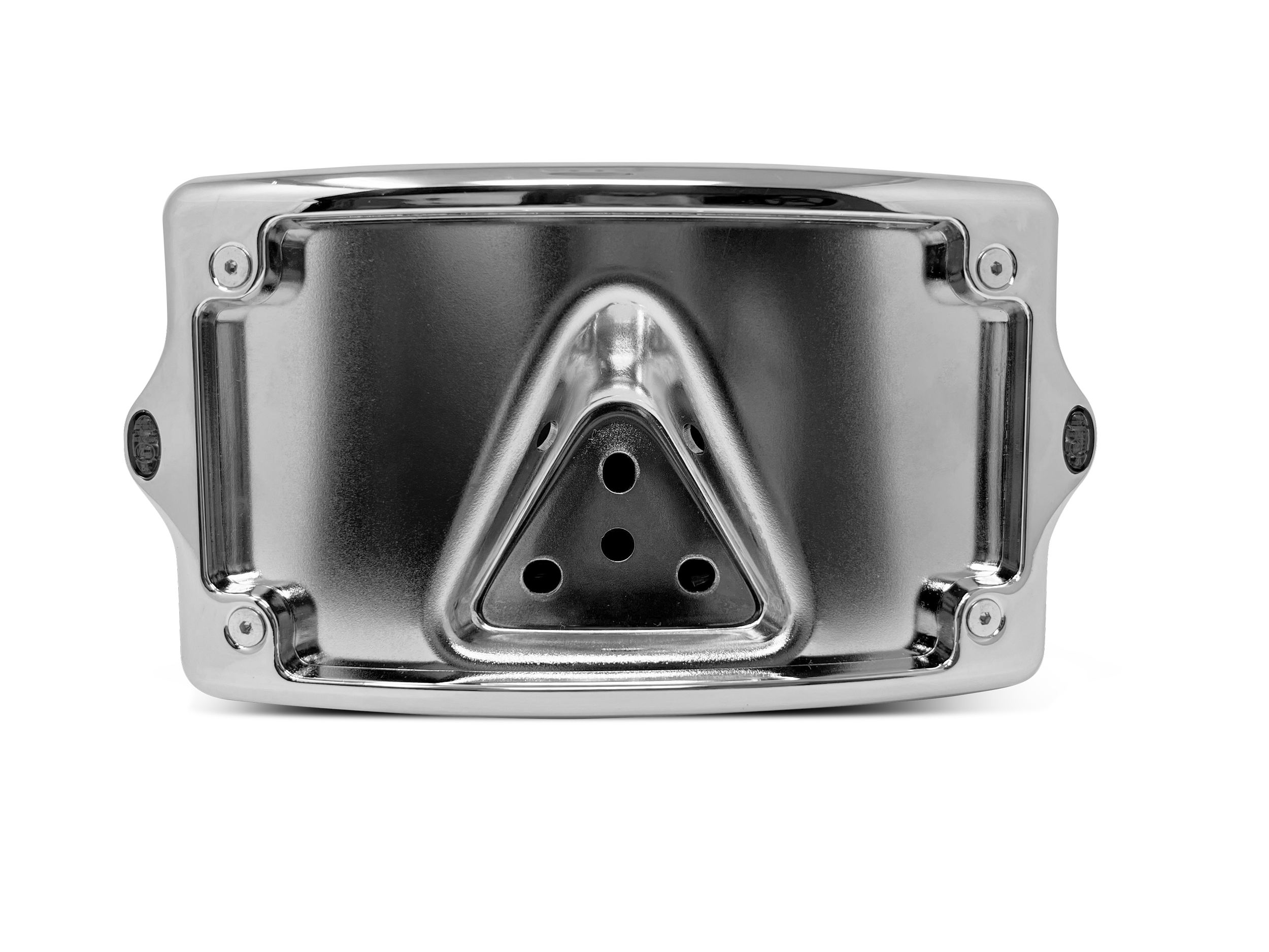 Kodlin Curved 3-bolt mounted Elypse 3-1 LED License Plate Kit in Chrome