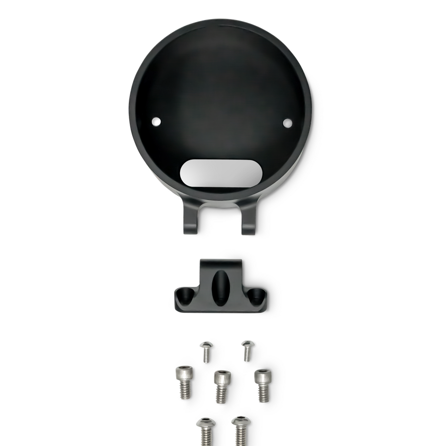 Kodlin Round Gauge Bezel Kit for Ascent Pro Riser, Black