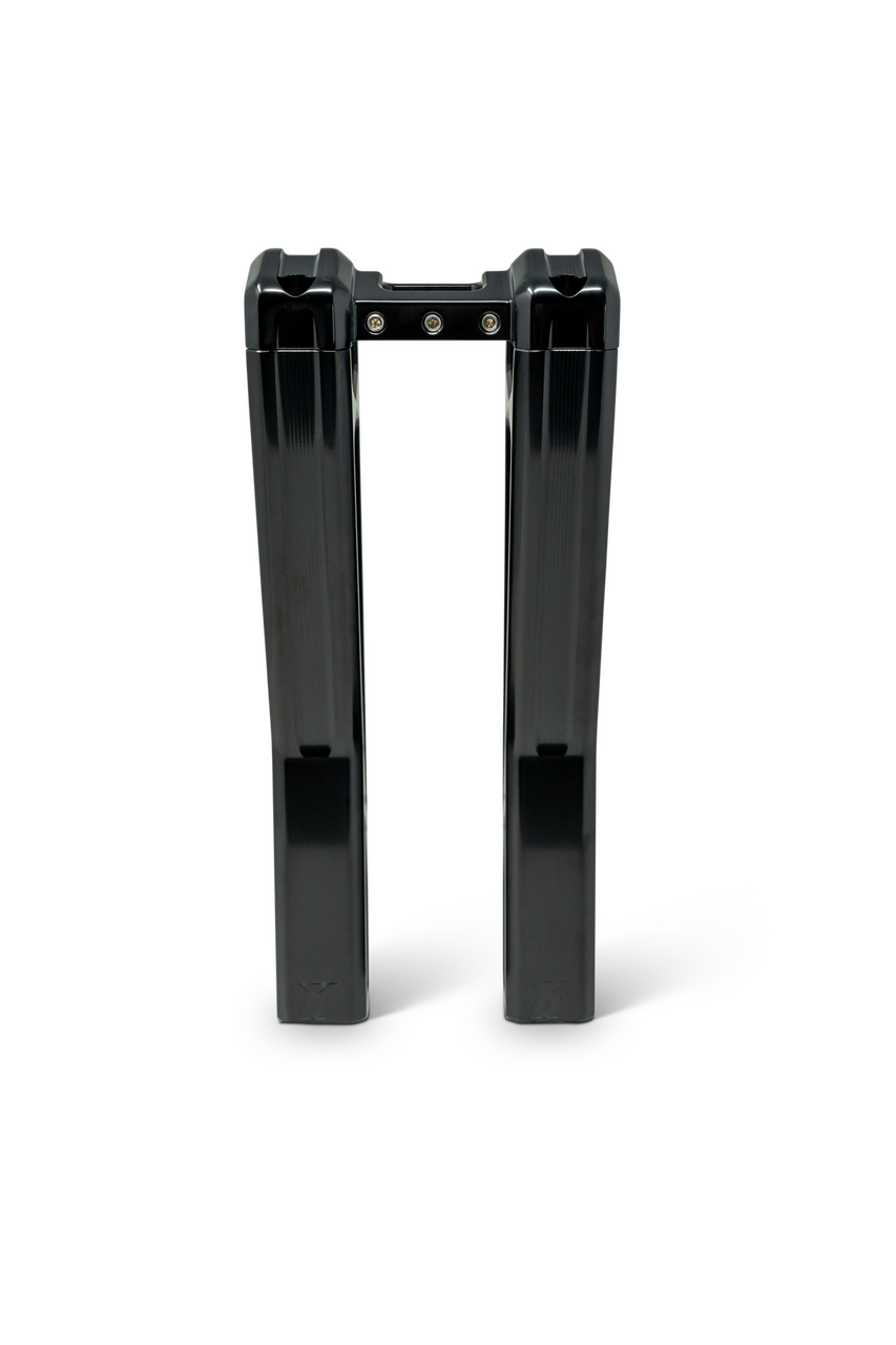 Kodlin Ascent Pro Risers, 10" high in gloss black for MY24-25 CVO Road Glide ST FLTRXSTSE models and Road Glide FLHX, FLTRX models