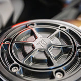 BMC featuring Kodlin Ascent Pro Gas Cap for 23.5-up VVT-style Touring models, Gloss Black