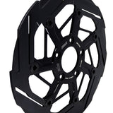 BMC featuring Kodlin by SBS 7-Spoke Front Left Brake Rotor – Black – for Harley-Davidson M8 Softail Models