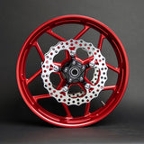 BMC featuring Arlen Ness Speed 5 Forged Wheels, Red